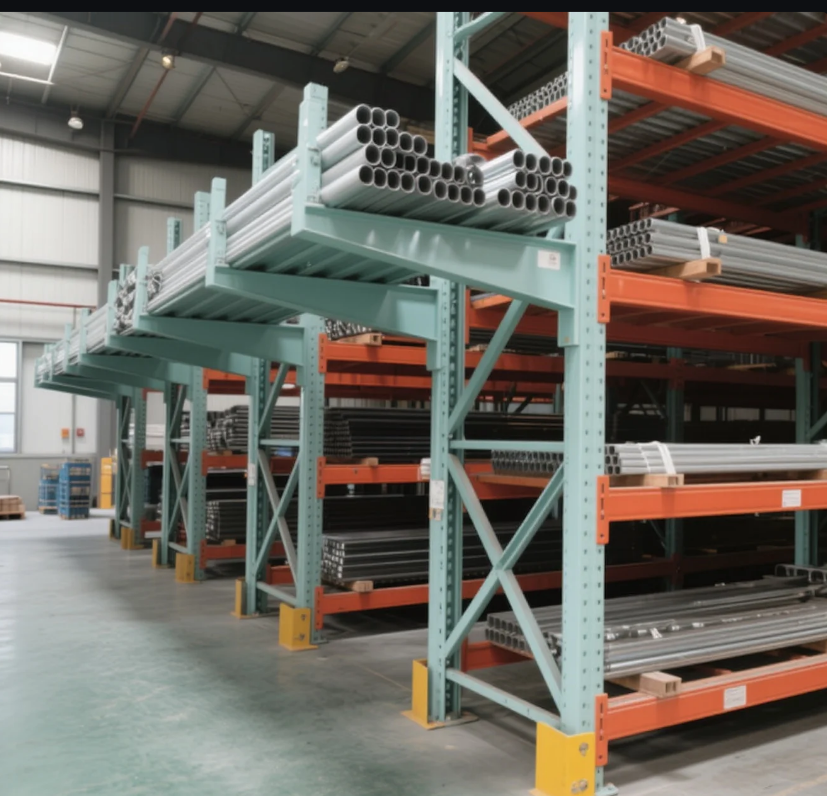 懸臂貨架:長形物料存儲的存取方案